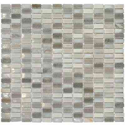 Mosaik aus Schiefer und Tiffany-Glas Pearl 31,8x32,2 für Wandfliesen - Tiffany, Boxer