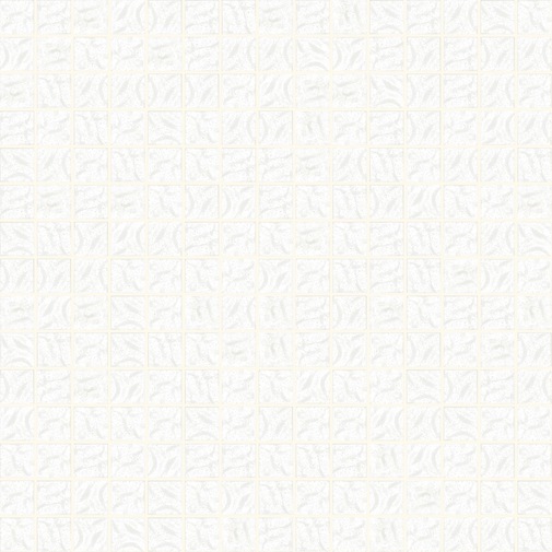 Mosaik aus weißer Glaspaste FL10 - Flow, Bisazza