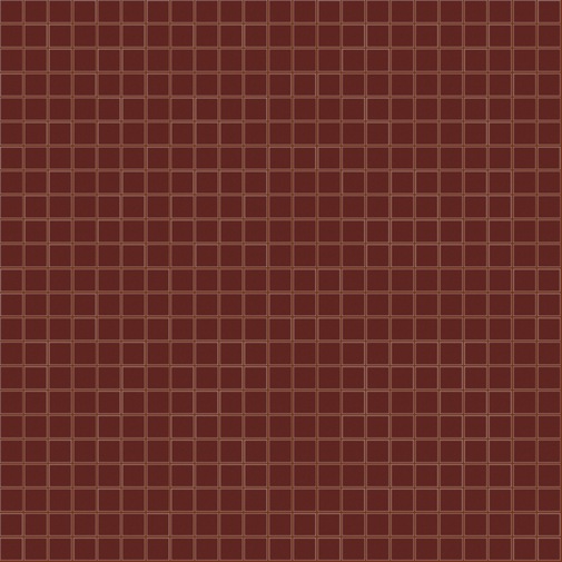 Mosaik mit kleinen hellbraunen Fliesen 12.53, mit Einbausatz - Roman Opus, Bisazza