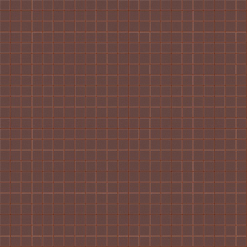 Mosaic with small bright brown tiles 12.54, with installation kit - Roman Opus, Bisazza