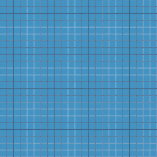 Mosaikfliesen 12x12mm mattes Zuckerpapier blau 12,81M Kit enthalten, OpusRomano Bisazza