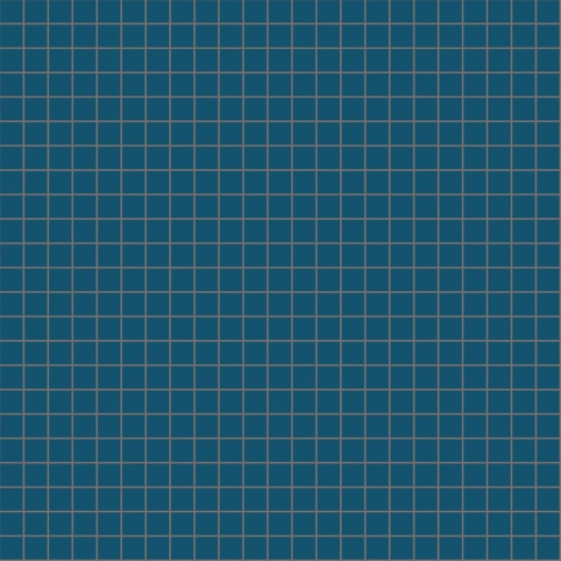 Mosaïque carrelage 12x12mm bleu foncé mat 12,82M kit de pose, Roman Opus Bisazza