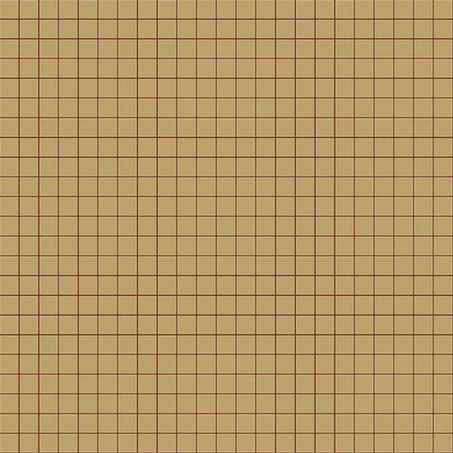 Mosaïque carrelage 12x12mm havane brillant 12.103 - Opus romano, Bisazza