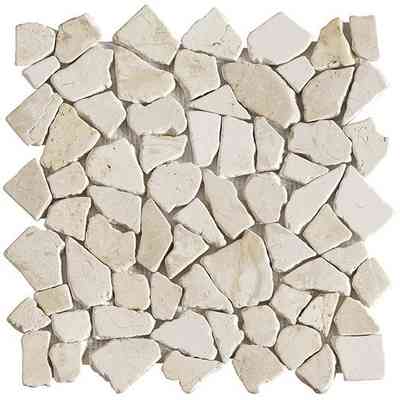 Mosaïque de marbre en morceaux irréguliers Beige 30x30 cm - Danube, Boxer