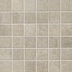 Mosaïque en grès cérame effet tissu sur résille, Beige, 30x30 cm - Tweed, Dom Ceramiche