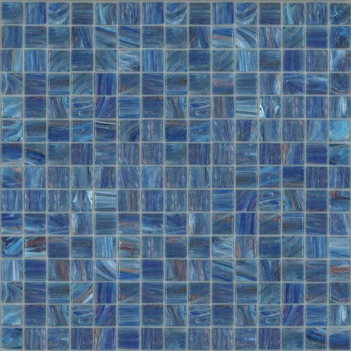 Mosaïque en pâte de verre bleu clair 20.03 avec kit de pose - Gemme, Bisazza