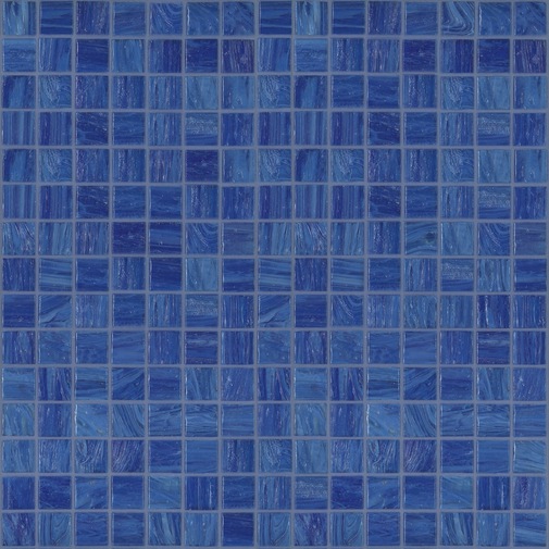 Mosaïque en verre bleu 20.06 avec kit de pose - Smalto, Bisazza