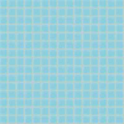 Mosaïque en verre bleu clair 20.87, avec kit de pose - Vetricolor 20, Bisazza