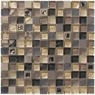 Mosaïque en verre et acier à recouvrir de style moderne Perla 30x30 cm - Baikal, Boxer