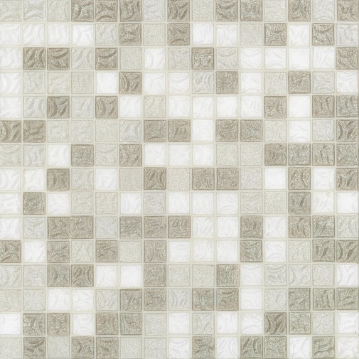 Mosaïque en verre fumé avec kit de pose - Mixtures 20, Bisazza
