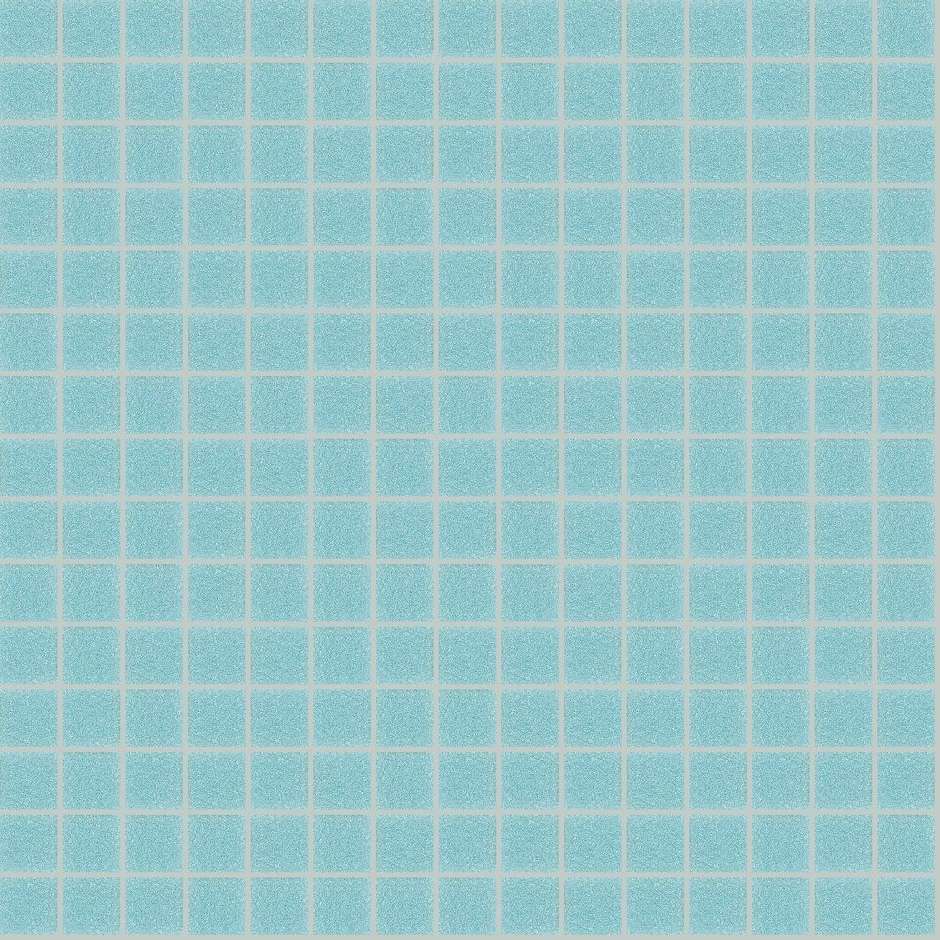 Mosaïque en verre gris/bleu clair 20.44 avec kit de pose - Vetricolor 20, Bisazza