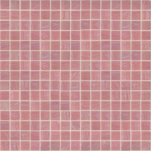 Mosaïque en verre rose 20.14 avec kit de pose - Smalto, Bisazza