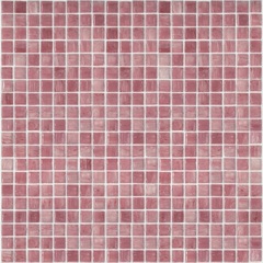 Mosaïque en verre rouge/violet, carreaux 1,5x1,5 cm, avec kit de pose OP 15.07 - Opera, Bisazza