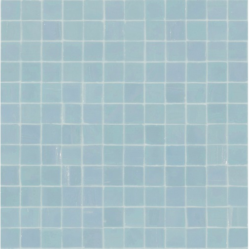 Mosaïque en verre traditionnelle, bleu clair 25.87, avec kit de pose - Vintage, Bisazza