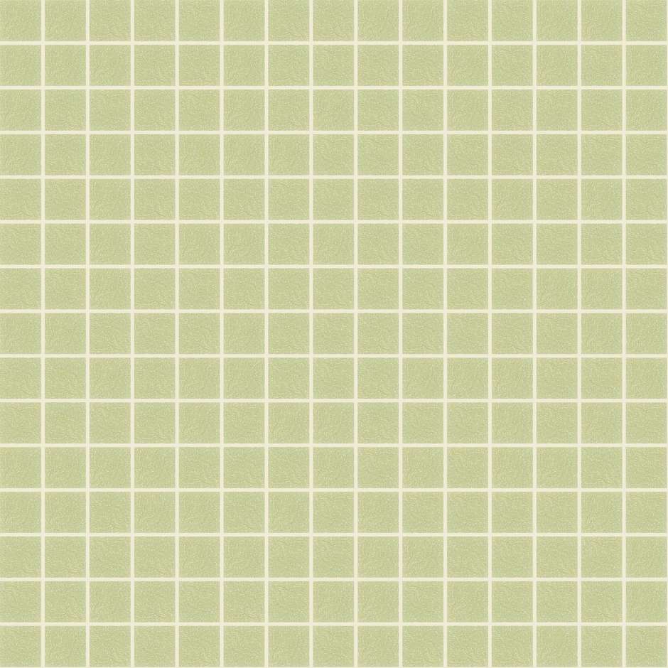 Mosaïque en verre vert 20.31, avec kit de pose - Vetricolor 20, Bisazza