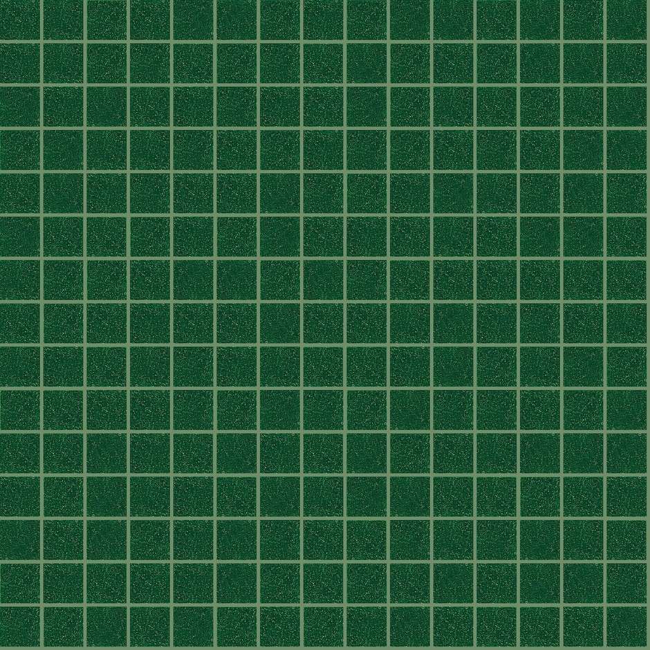 Mosaïque en verre vert 20.72 avec kit de pose - Vetricolor 20, Bisazza