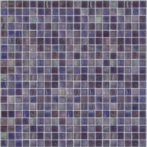Mosaïque en verre violet vif, tesselles 1,5x1,5 cm, OP 15.08 GL - Opera, Bisazza