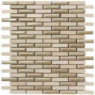 Mosaïque murale en céramique et marbre, à recouvrir, Beige 27x30 cm - Bilbao, Boxer