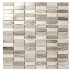 Mosaïque murale en marbre, Grey Mix 29,8x30,5 cm - Liverpool Wooden, Boxer