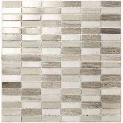 Mosaïque murale en marbre, Grey Mix 29,8x30,5 cm - Liverpool Wooden, Boxer