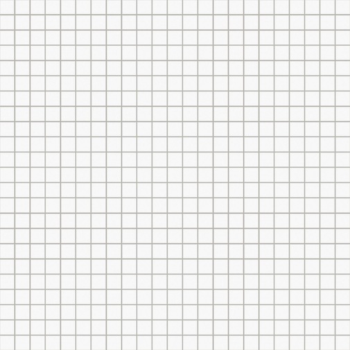 Mosaïque uni blanc brillant 12.01, avec kit de pose - Opus Romano, Bisazza