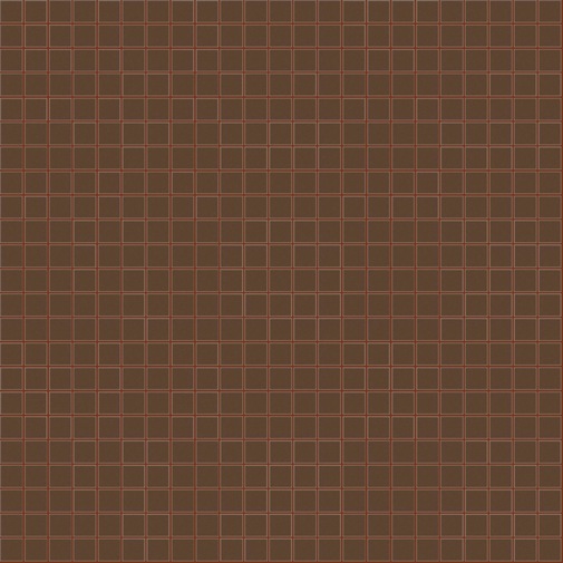 Mosaïque à petits carreaux noisette 12.42, avec kit de pose - Roman Opus, Bisazza