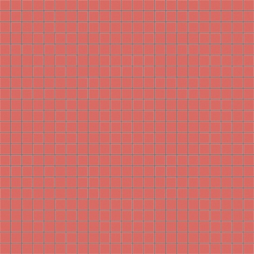 Mosaïque à petits carreaux vieux rose vif 12.19 - Opus romano, Bisazza