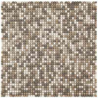 Nano-Mosaik aus recycelter Glaspaste für Böden und Wände in der Farbe Unterholz, Herbst - Nano Cube, Boxer