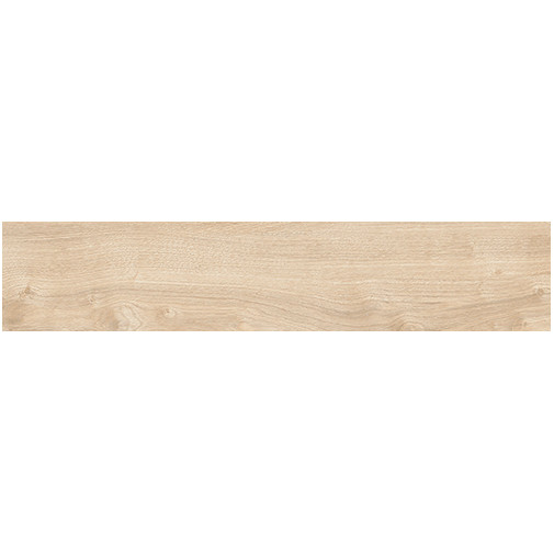 Natural light beige wood-effect porcelain stoneware, rectified, 20x120 cm Natural - Home, Ceramica Euro