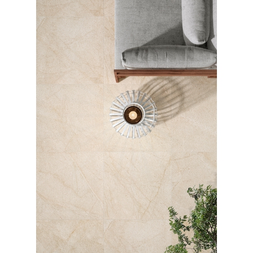 Natural stone effect stoneware Light Cream 60x60 cm - Living Stones, Blustyle