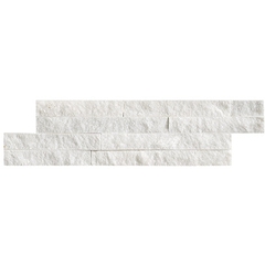 Natural stone wall cladding White 10x35 cm - Mini Nat-Stone, Boxer