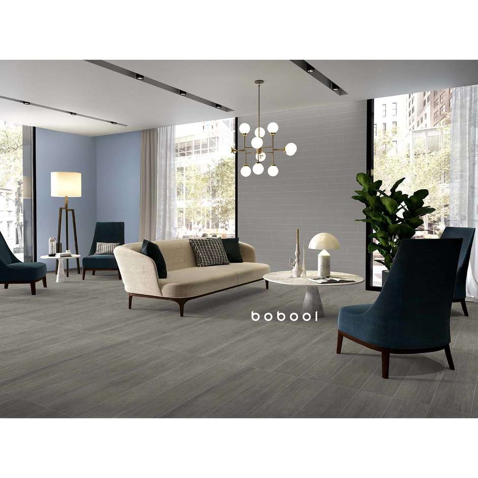 Natural wood effect porcelain stoneware, 20x120 cm, Tin - Comfort W, Dom Ceramiche