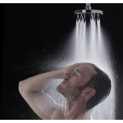 Nebulizer shower head diameter 14 cm, universal connection - Nebulizair, Bossini