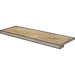 Non-slip outdoor step, Beige natural wood effect, 16,4x99,8 cm Costa Retta, out - Logwood, Dom Ceramiche