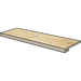 Non-slip outdoor step, light beige natural wood effect, 16,4x99,8 cm, Costa Retta Cream Out - Logwood, Dom Ceramiche