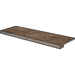 Non-slip outdoor step, natural wood effect, 16,4x99,8 cm Costa Retta Nut - Logwood, Dom Ceramiche