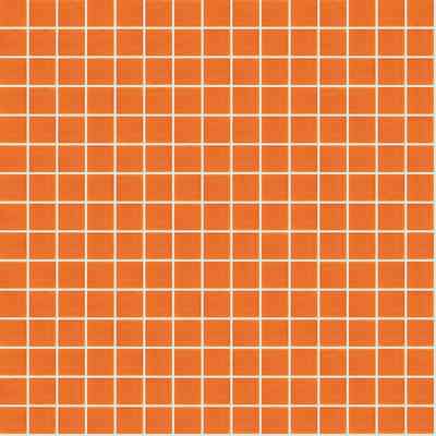 Orange glass mosaic 20.79 with installation kit - Vetricolor 20, Bisazza