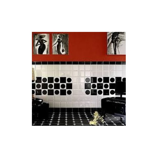 Ottagonetta Tonalite Fliese 15x15 Matt Schwarz – Zweite Wahl