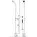 Outdoor shower column in stainless steel, with hand shower and progressive mixers - Arch, Bossini