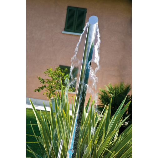 Outdoor shower column with hand shower and progressive mixers - Aquabambù, Bossini