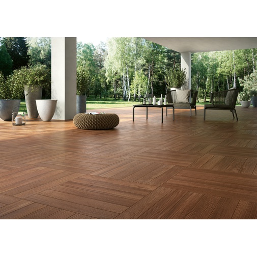 Outdoor wood effect porcelain stoneware Talia Rustic color 10x60 cm - Arborea, Blustyle