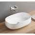 Oval countertop ceramic washbasin 55X35 - Cognac COL003 by Artceram