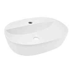 Ovales Aufsatzwaschbecken 50x38cm JDS Jaquar White Waschbecken