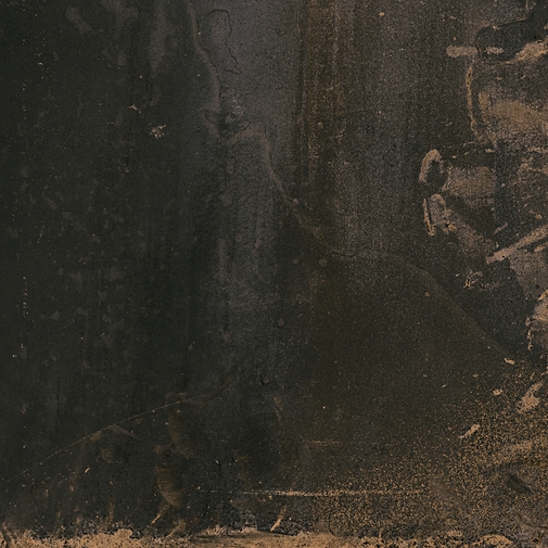 Oxidized metal effect porcelain stoneware, Black 20x20 cm - Oxidart, Ceramica Sant'Agostino