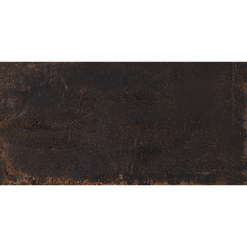 Oxidized metal effect porcelain stoneware, Black 30x60 cm - Oxidart, Ceramica Sant'Agostino