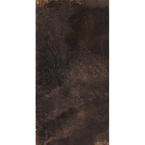 Oxidized metal effect porcelain stoneware, Black 60x120 cm - Oxidart, Ceramica Sant'Agostino