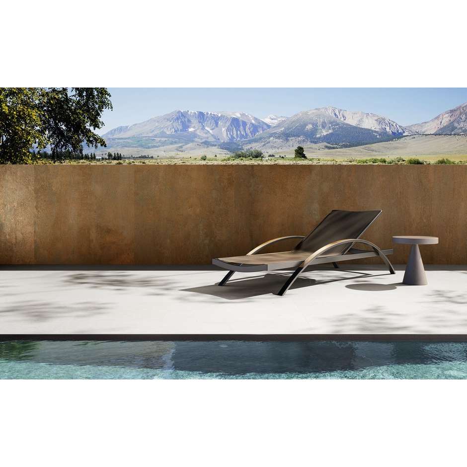 Oxidized metal effect porcelain stoneware, Copper 90x90 cm - Oxidart , Ceramica Sant'Agostino