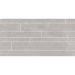 Oxidized metal effect porcelain stoneware, Silver wall mosaic 22,5x45 cm - Oxidart , Ceramica Sant'Agostino