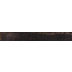 Oxidized metal effect skirting board, in porcelain stoneware, Black 7,3x60 cm - Oxidart , Ceramica Sant'Agostino
