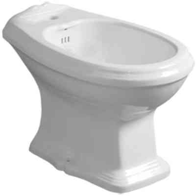 Parabolisches Bidet aus weißer Keramik - Arcade, Simas